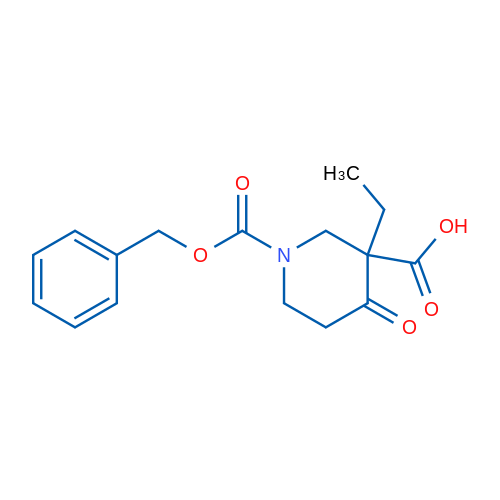 1-((Benzyloxy)carbonyl)-3-ethyl-4-oxopiperidine-3-carboxylic acid 1g