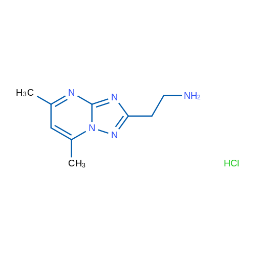 [2-(5,7-DImethyl[1,2,4]triazolo[1,5-a]pyrimidin-2-yl)ethyl]amine hydrochloride 1g