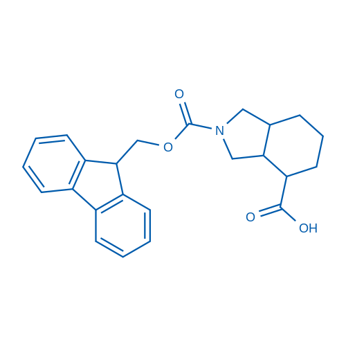 2-(((9H-Fluoren-9-yl)methoxy)carbonyl)octahydro-1H-isoindole-4-carboxylic acid 50mg