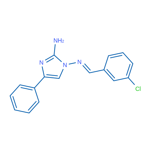 N1-[(1E)-(3-CHlorophenyl)methylene]-4-phenyl-1h-imidazole-1,2-diamine 1g