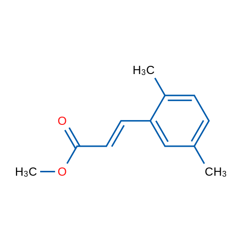 Methyl (2E)-3-(2,5-dimethylphenyl)prop-2-enoate 1g