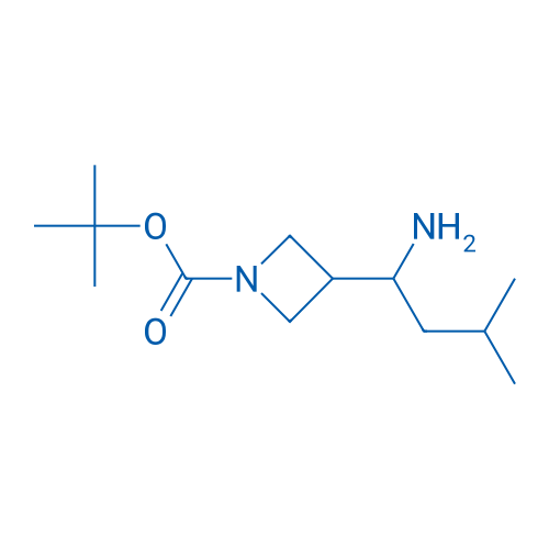 tert-Butyl 3-(1-amino-3-methylbutyl)azetidine-1-carboxylate 1g
