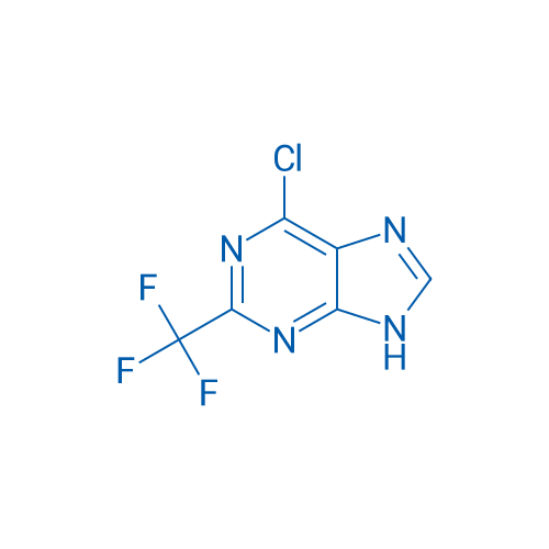 6-Chloro-2-(trifluoromethyl)-9H-purine 250mg