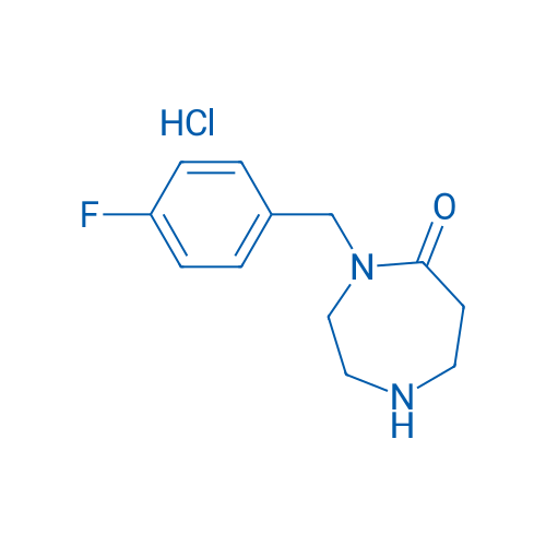 4-(4-Fluorobenzyl)-1,4-diazepan-5-one hydrochloride 100mg