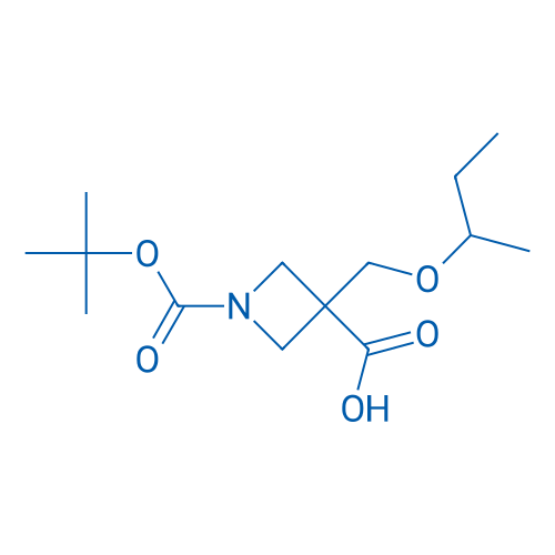 1-(tert-Butoxycarbonyl)-3-(sec-butoxymethyl)azetidine-3-carboxylic acid 100mg