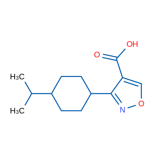 3-[4-(Propan-2-yl)cyclohexyl]-1,2-oxazole-4-carboxylic acid 1g