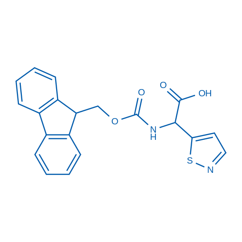 2-((((9H-Fluoren-9-yl)methoxy)carbonyl)amino)-2-(isothiazol-5-yl)acetic acid 250mg