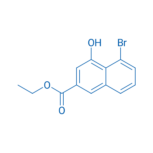 Ethyl 5-bromo-4-hydroxy-2-naphthoate 250mg