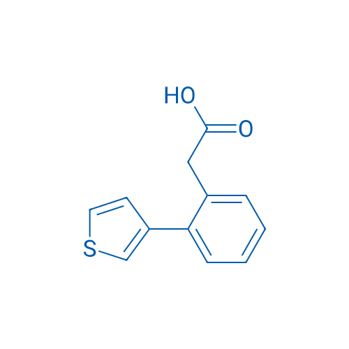 2-(2-(Thiophen-3-yl)phenyl)acetic acid 1g