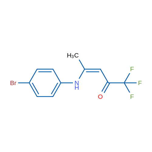 (3Z)-4-[(4-Bromophenyl)amino]-1,1,1-trifluoropent-3-en-2-one 1g