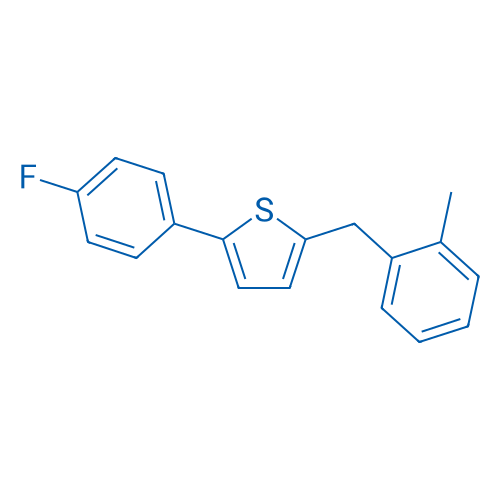 2-(4-Fluorophenyl)-5-(2-methylbenzyl)thiophene 100mg