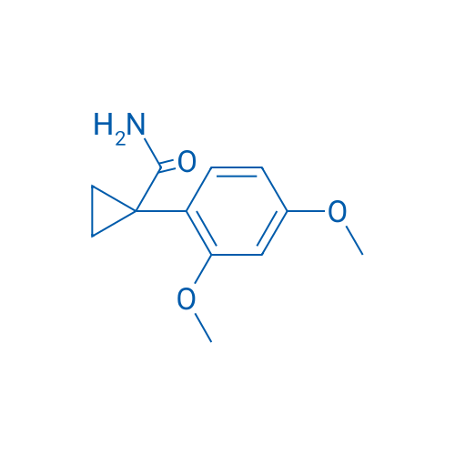 1-(2,4-Dimethoxyphenyl)cyclopropane-1-carboxamide 250mg