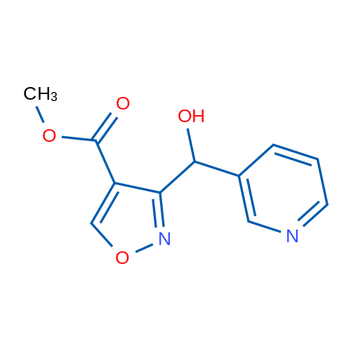 Methyl 3-(hydroxy(pyridin-3-yl)methyl)isoxazole-4-carboxylate 1g