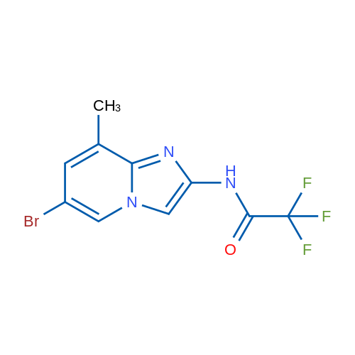 N-(6-Bromo-8-methylimidazo[1,2-a]pyridin-2-yl)-2,2,2-trifluoroacetamide 250mg