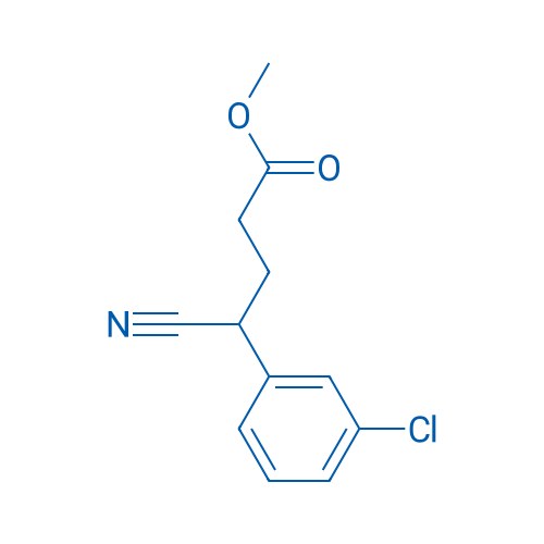 Methyl 4-(3-chlorophenyl)-4-cyanobutanoate 1g