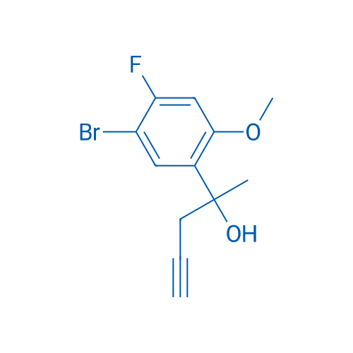 2-(5-Bromo-4-fluoro-2-methoxyphenyl)pent-4-yn-2-ol 1g