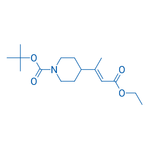 tert-Butyl (E)-4-(4-ethoxy-4-oxobut-2-en-2-yl)piperidine-1-carboxylate 250mg