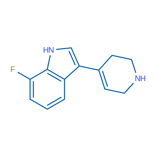 7-Fluoro-3-(1,2,3,6-tetrahydropyridin-4-yl)-1H-indole 1g