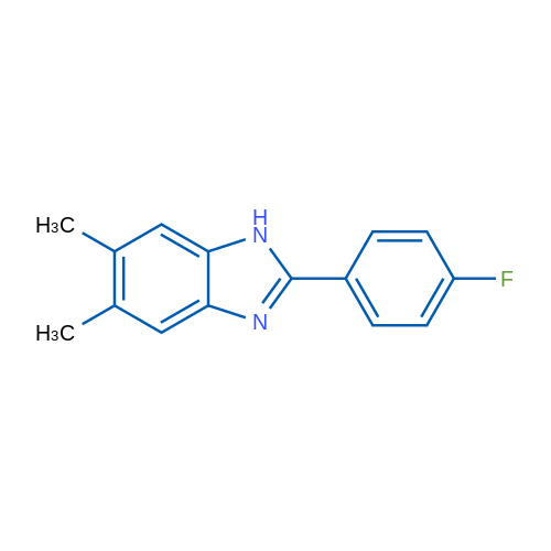 2-(4-Fluorophenyl)-5,6-dimethyl-1H-benzo[d]imidazole 1g