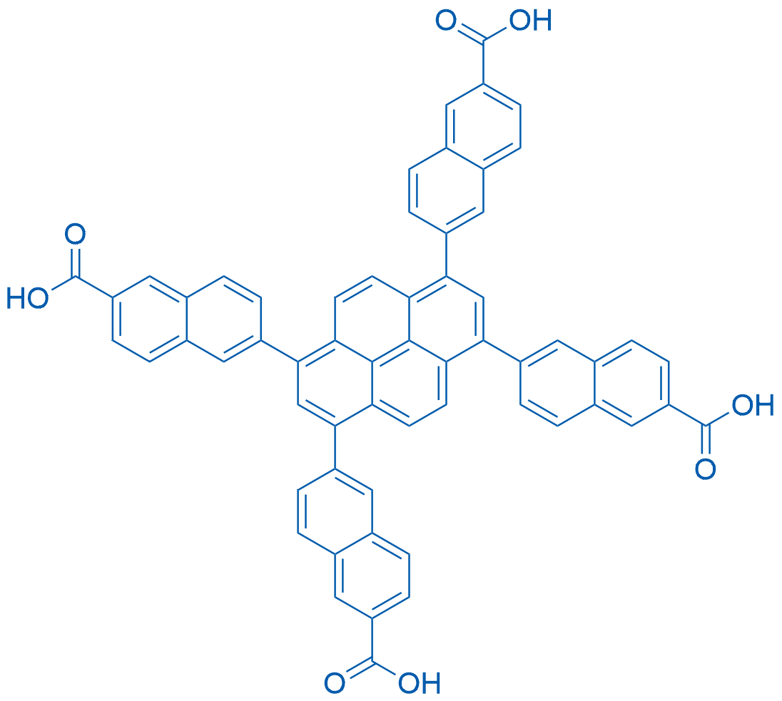 6,6',6'',6'''-(Pyrene-1,3,6,8-tetrayl)tetrakis(2-naphthoic acid) 1g
