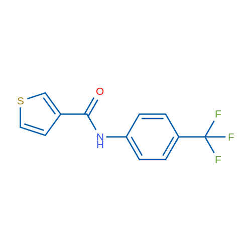 N-[4-(Trifluoromethyl)phenyl]thiophene-3-carboxamide 1g