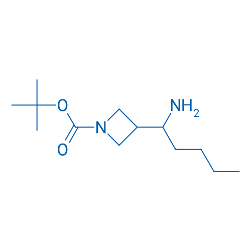 tert-Butyl 3-(1-aminopentyl)azetidine-1-carboxylate 100mg