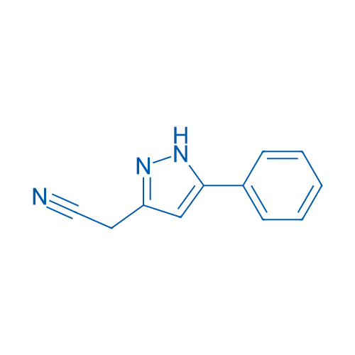 2-(5-Phenyl-1H-pyrazol-3-yl)acetonitrile 250mg