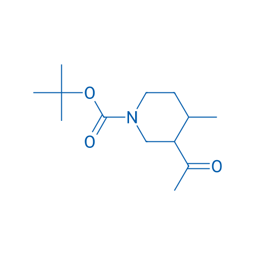 tert-Butyl 3-acetyl-4-methylpiperidine-1-carboxylate 100mg