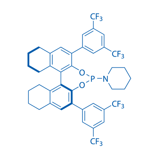(11bS)-1-(2,6-Bis(3,5-bis(trifluoromethyl)phenyl)-8,9,10,11,12,13,14,15-octahydrodinaphtho[2,1-d:1',2'-f][1,3,2]dioxaphosphepin-4-yl)piperidine 25mg