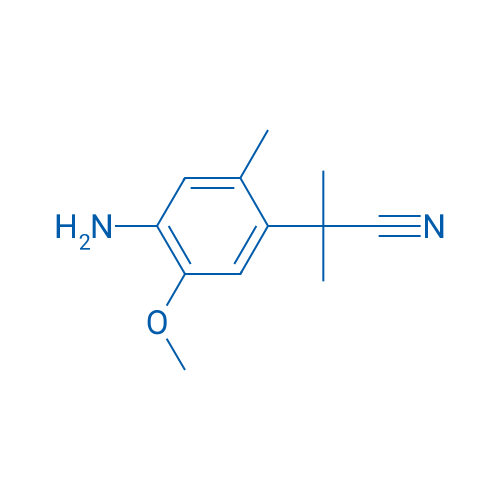 2-(4-AMINO-5-METHOXY-2-METHYLPHENYL)-2-METHYLPROPANENITRILE 250mg
