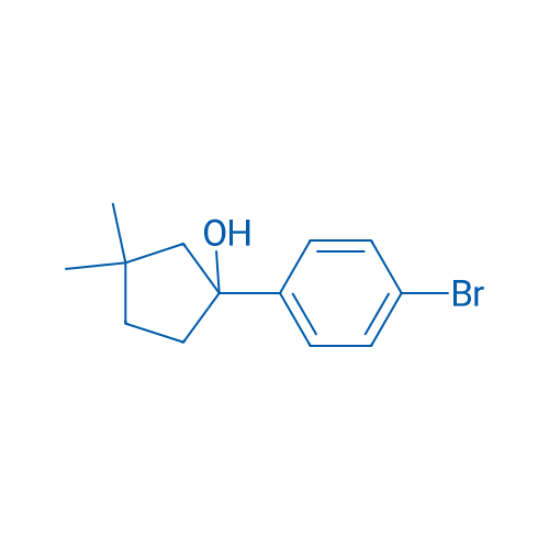 1-(4-Bromophenyl)-3,3-dimethylcyclopentan-1-ol 1g