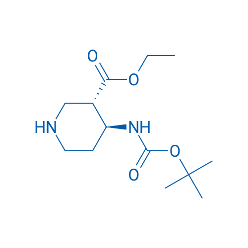 rel-Ethyl (3S,4S)-4-((tert-butoxycarbonyl)amino)piperidine-3-carboxylate 1g