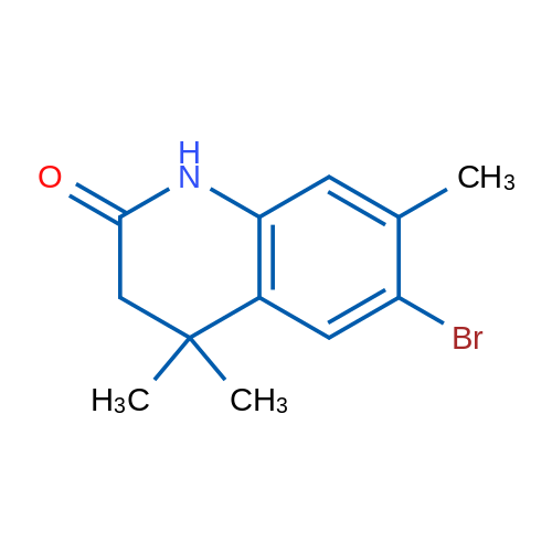 6-Bromo-4,4,7-trimethyl-3,4-dihydroquinolin-2(1H)-one 1g