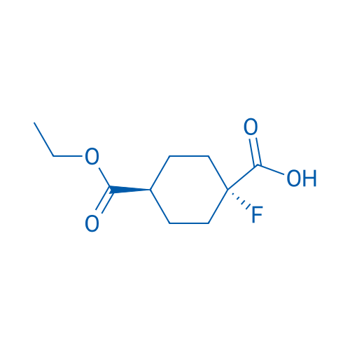 Rel-(1r,4r)-4-(ethoxycarbonyl)-1-fluorocyclohexane-1-carboxylic acid 1g