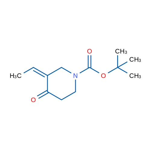 tert-Butyl (3Z)-3-ethylidene-4-oxopiperidine-1-carboxylate 1g