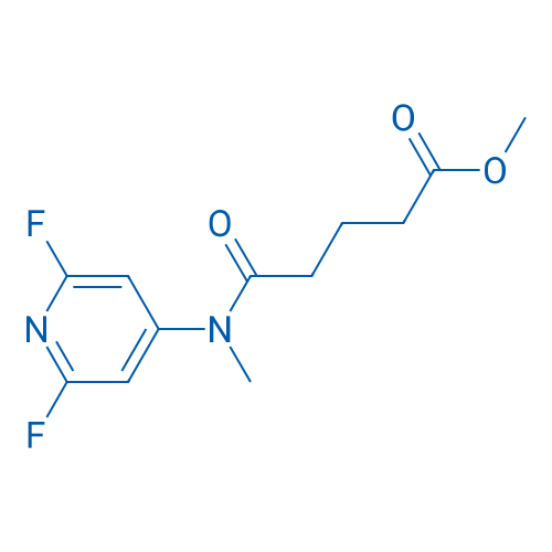 METHYL 5-((2,6-DIFLUOROPYRIDIN-4-YL)(METHYL)AMINO)-5-OXOPENTANOATE 250mg