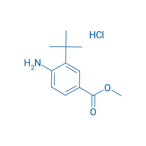 Methyl 4-amino-3-(tert-butyl)benzoate hydrochloride 100mg