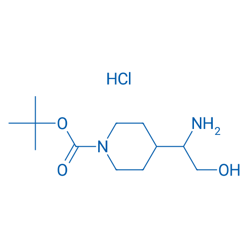tert-Butyl 4-(1-amino-2-hydroxyethyl)piperidine-1-carboxylate hydrochloride 1g