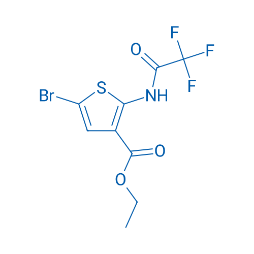 Ethyl 5-bromo-2-(2,2,2-trifluoroacetamido)thiophene-3-carboxylate 5g