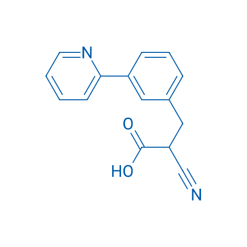 2-Cyano-3-(3-(pyridin-2-yl)phenyl)propanoic acid 5g