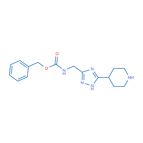 Benzyl N-{[5-(piperidin-4-yl)-1H-1,2,4-triazol-3-yl]methyl}carbamate 1g