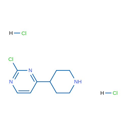 2-Chloro-4-(piperidin-4-yl)pyrimidine dihydrochloride 1g