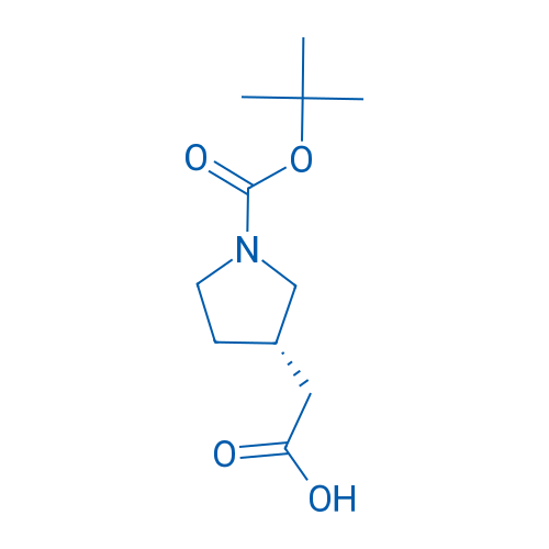 (S)-2-(1-(tert-Butoxycarbonyl)pyrrolidin-3-yl)acetic acid 250mg
