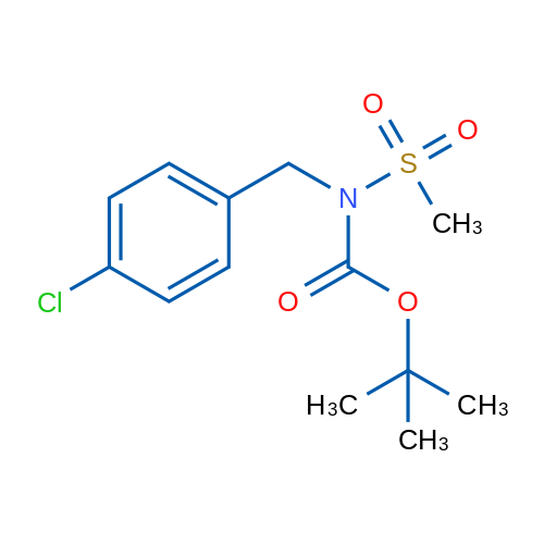 tert-Butyl N-[(4-chlorophenyl)methyl]-N-methanesulfonylcarbamate 1g
