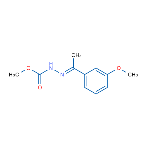 N'-[(1E)-1-(3-Methoxyphenyl)ethylidene]methoxycarbohydrazide 1g