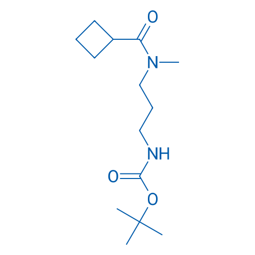 tert-Butyl (3-(N-methylcyclobutanecarboxamido)propyl)carbamate 100mg