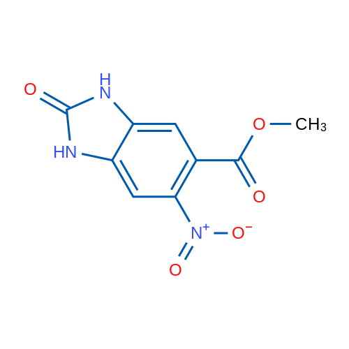 Methyl 6-nitro-2-oxo-2,3-dihydro-1H-benzo[d]imidazole-5-carboxylate 1g
