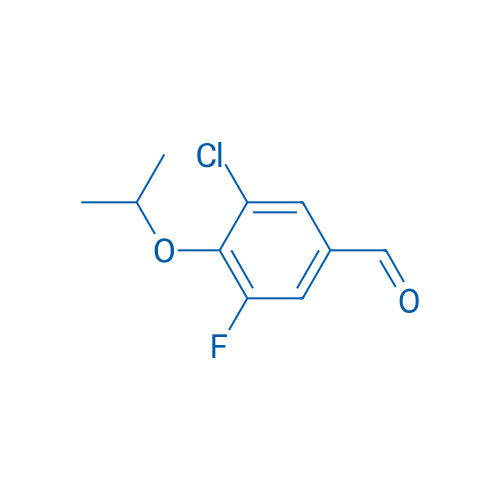 3-Chloro-5-fluoro-4-isopropoxybenzaldehyde 250mg