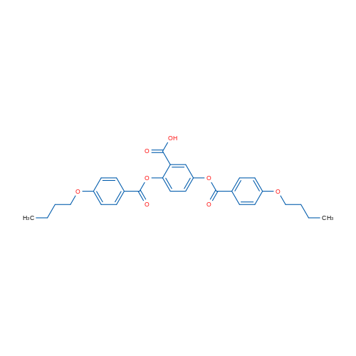 2,5-Bis[(4-butoxybenzoyl)oxy]-benzoic acid 1g