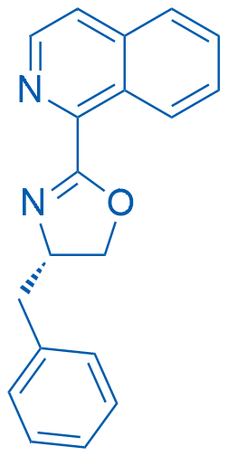 (S)-4-Benzyl-2-(isoquinolin-1-yl)-4,5-dihydrooxazole 250mg